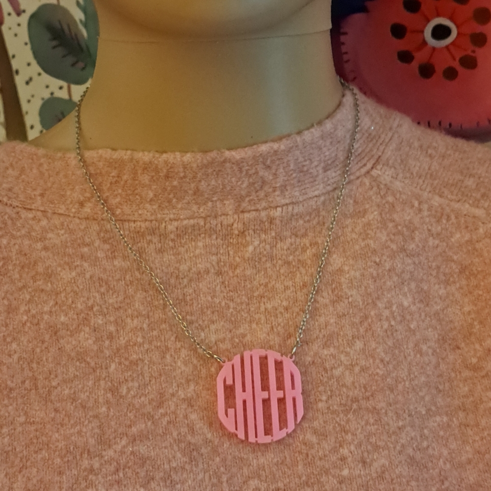 Pink Cheer Necklace
